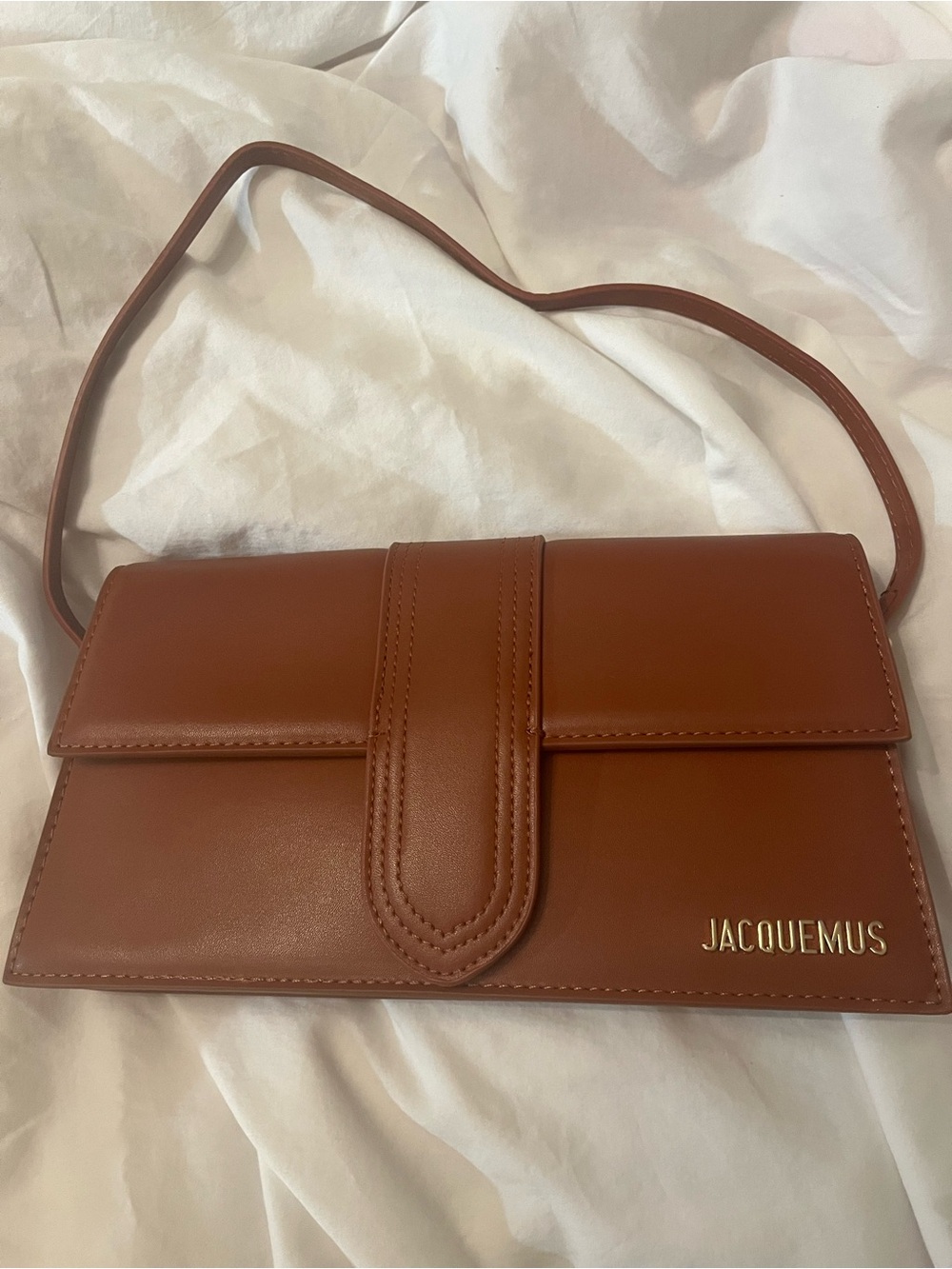 Jacquemus Brown Leather Shoulder Bag